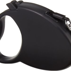 Retractable Pet Leash, for Dogs under 44 lbs, Locking Mechanism, Small - 16ft, Black