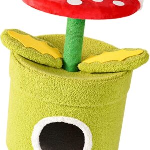 Cat Tree Toy Scratching Post Activity Center Playing House Grind Claws Interactive Pets Supplies Hut Climbing Frame Cat House